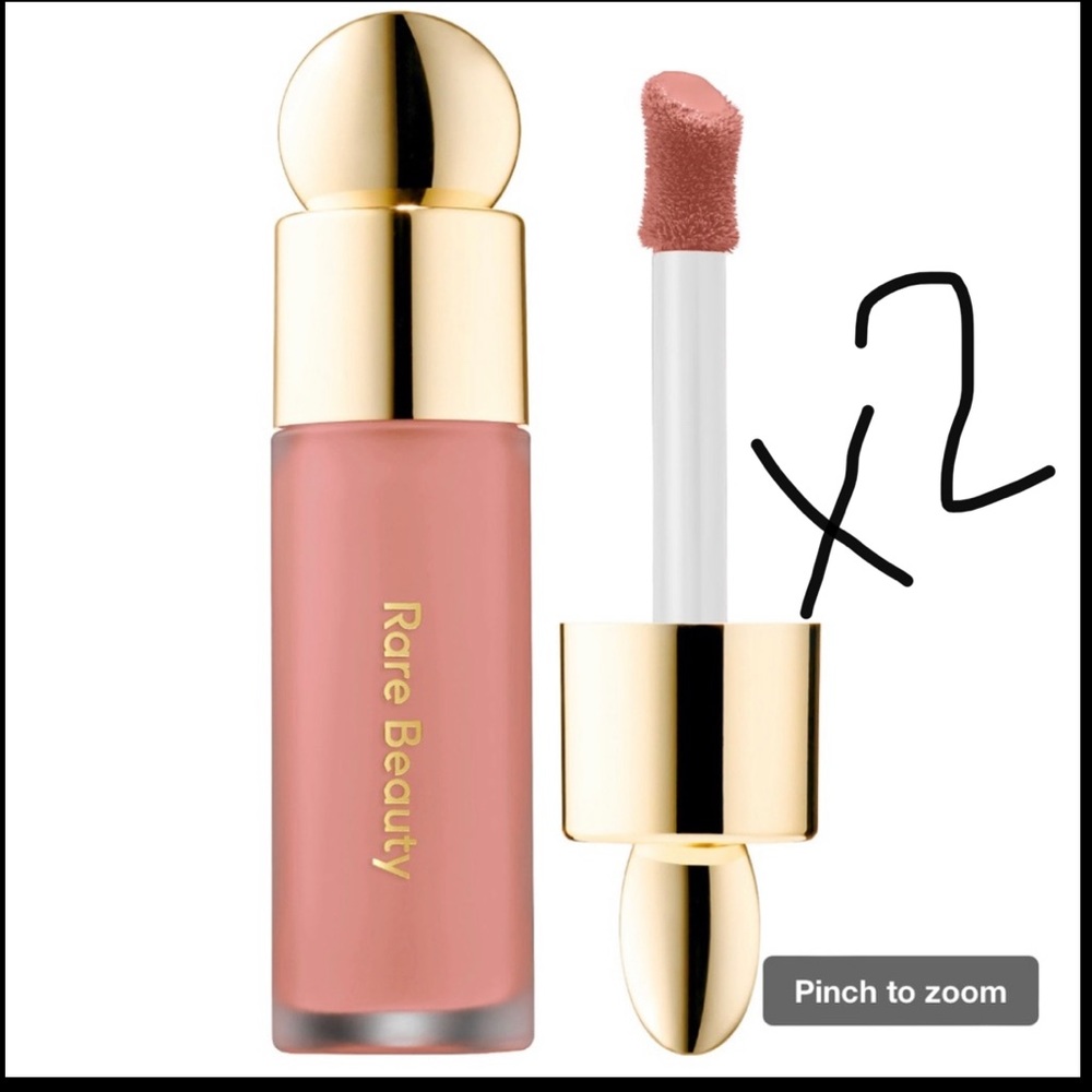 BRAND NEW TWO Rare Beauty Liquid Blush Color Hope Nude Mauve light pink